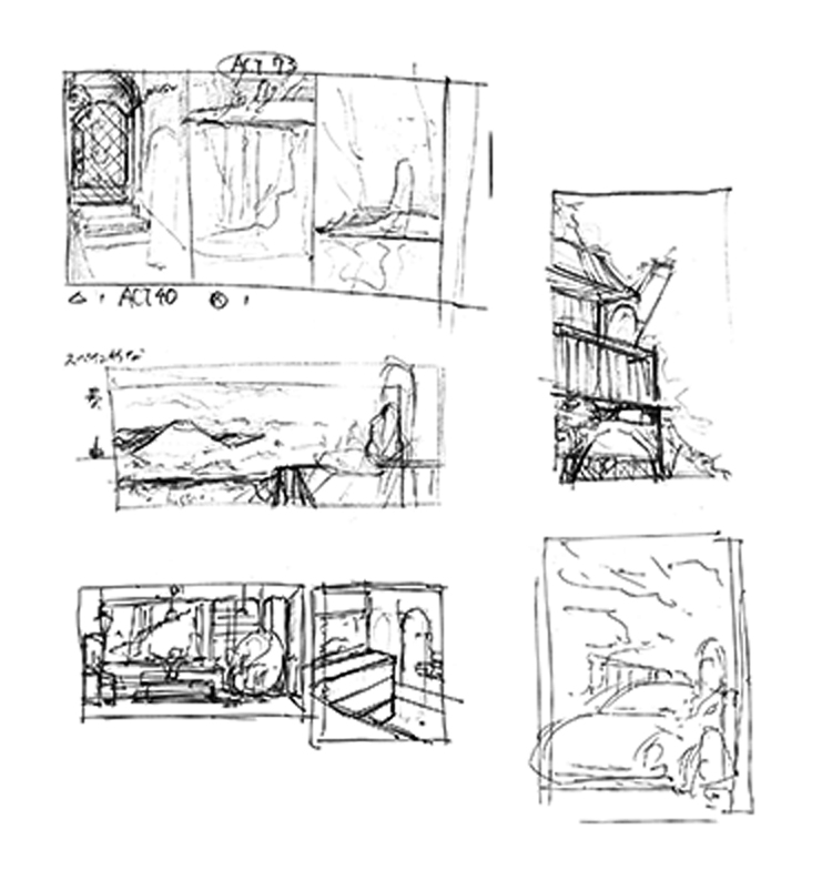 Reproduction 焦茶作品集 ラフスケッチ03